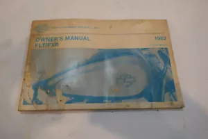 1982 Genuine OEM HARLEY-DAVIDSON FLT FXR OWNERS MANUAL in Fair Condition - Foto 1 di 4