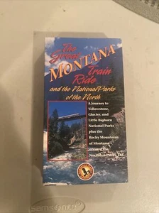 THE GREAT MONTANA TRAIN RIDE VHS TM BOOKS & VIDEO 1996 1997 RARE RAIL LINK - Picture 1 of 7