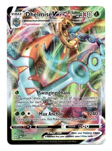 Pokémon TCG Dhelmise VMAX Shining Fates 010/072 Holo Ultra Rare - Bild 1 von 2