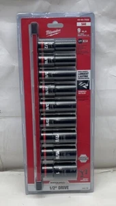 Milwaukee Tools 9 Piece 1/2" Drive Impact Socket Set 49-66-7022 (CMP112814) - Picture 1 of 2