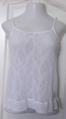 Camisola de encaje Natori Allure talla XX-Estilo grande 782303 blanca Foto 1 de 4