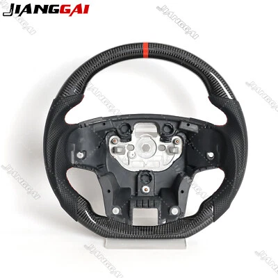Carbon Fiber Leather Steering Wheel For Ford Ranger Raptor PX2 PX3 2016-2022 - Image 1 of 4