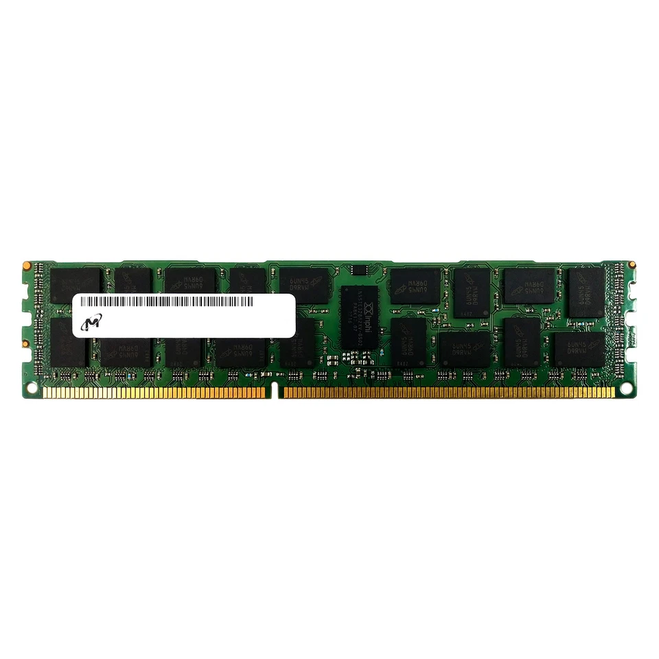 MICRON MT36JSF2G72PZ-1G9 16GB 2Rx4 PC3-14900R 1866MHz REG SERVER MEMORY RAM - Image 1 of 1
