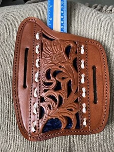 Ledermesserhülle/Hält 6 Zoll Klappmesser enthalten auch HoldsGlock Mag/Zange - Bild 1 von 12