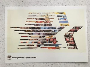 FANTASTIC 1984 LOS ANGELES OLYMPICS POSTCARD - OTHERS YEARS AVAILABLE FROM AUST. - Picture 1 of 3