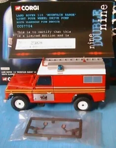 Land Rover 110 Mountain Range Light 4 Wheel Drive Pump 1/43 Corgi CC7704 - Picture 1 of 1