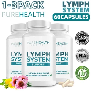 PureHealth Research Lymphsystem Kapseln - Lymphentgiftung reduziert Schwellungen 30 TAGE - Bild 1 von 15
