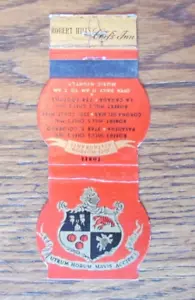 CONTOUR MATCHBOOK CHEF'S INN ROBERT HILL PASADENA CORONA DEL MAR LA CANADA CA C6 - Picture 1 of 2