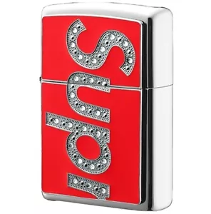 Supreme x Swarovski Zippo Lighter - Deadstock - New with Original Box. - Foto 1 di 4