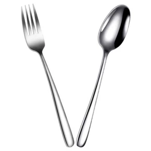 1 Set of Western Tableware Stainless Steel Fork Spoon Kit Silverware for Home - Picture 1 of 12