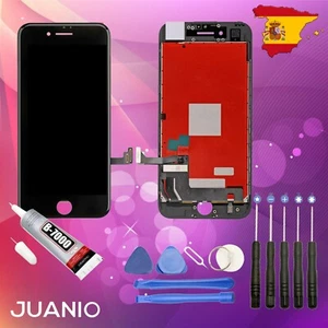 Pantalla LCD Completa + Vidrio Táctil con Marco para iPhone 7 Negro 4,7" - Imagen 1 de 7