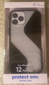 Protect Onn. handyhülle iphone 12 pro max schwarz/grau - Bild 1 von 4