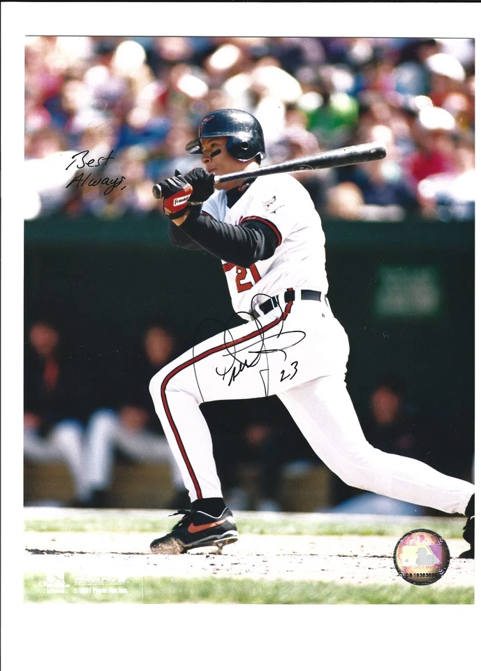 Foto firmada con autógrafo de David Segui de 8 x 10 pulgadas ORIOLES Foto 1 de 1