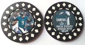 Nick Foles 2018 Jugador Más Valioso Philadelphia Eagles Super Bowl Lii Champions PC Ertz Clement - Imagen 1 de 3