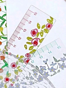 Lineal Blumen, Blätter, Gartengestaltung 15 cm - Bild 1 von 5