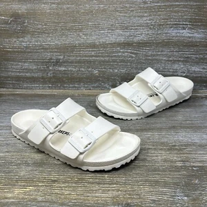 Birkenstock Arizona EVA Gummi Sandalen weiß EU Größe 38 (Damen US Größe 7) - Bild 1 von 10