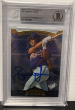Andruw Jones Signed 1995 SP Top Prospects BAS BGS Slabbed #15 Auto Rookie RC AU