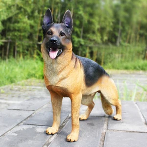 Deutscher Schäferhund Figur im Maßstab 1/6 für 12 Zoll Actionfiguren Spielzeugsoldat - Bild 1 von 12