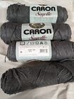 Vintage New~ Caron Sayelle Yarn~ Dark Grey #0364~ 100% Acrylic 3.5Oz