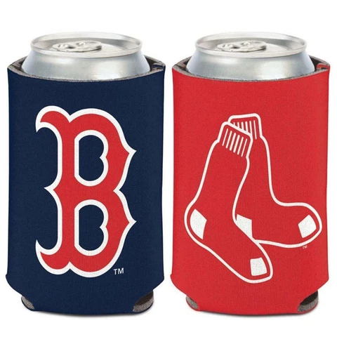 Boston Red Sox Can Cooler Two Sided Design MLB Collapsible Koozie Cover
