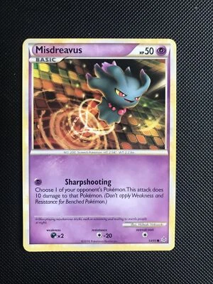 Pokemon Card Misdreavus 54/95 Unleashed Non Holo - Image 1 of 4