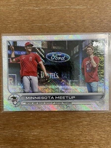 2022 Topps Baseball Factory Set Foil Board #122 Minnesota Meetup /875 Ohtani MLB - Bild 1 von 11