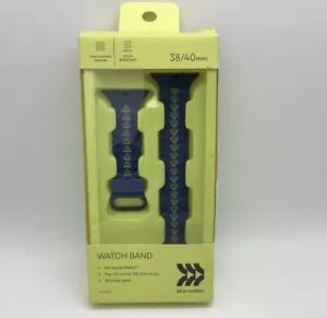 Silicone Band For Apple Watch 38/40 MM - Vivid Blue - All in Motion - Zdjęcie 1 z 2