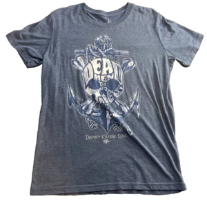 Disney Cruise Line Dead Men Tell No Tales Blue T-Shirt Disney Parks Size Medium - Picture 1 of 5
