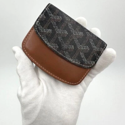 Porte-monnaie Goyard, porte-monnaie, chevrons, logo à un point, accessoires p... - Photo 1/4