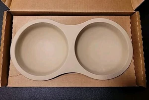 The Pampered Chef Stoneware Microwave Egg Cooker 1372 w/ Box Manual USA Made - Picture 1 of 2