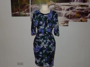 WHISTLES BELLA Kleid Gr. 14 Camouflage 85 % Seide 15% Elasthan gefüttert - Bild 1 von 12
