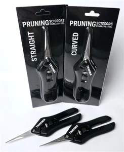 Ernte Schere Set Präzisionsschere Feder Grow curved Trimm Blüte Bonsai Cannabis - Bild 1 von 3