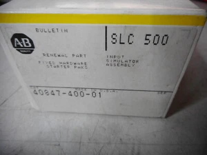 ALLEN BRADLEY -- INPUT SIMULATOR ASSEMBLY SLC500 -- 40847-400-01 - Picture 1 of 3