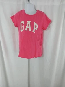 Camiseta Gap Mangas Cortas Gráfico Rosa Blanco Logotipo Niñas Talla 5 Años - Imagen 1 de 11