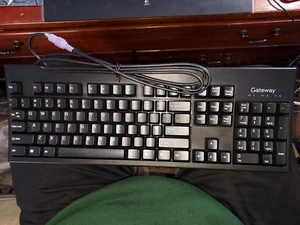 Gateway KB-2961, P/N:KB-0447, PS2, BLACK, New out of box. - Picture 1 of 3