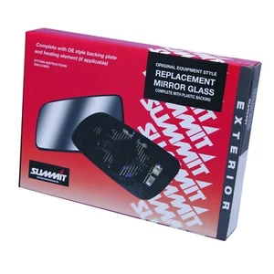 Beheizbare Rückplatte Weitwinkel Spiegelglas - Summit ASRG-961BH - passend für VW RHS - Bild 1 von 3