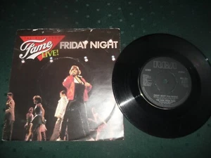THE KIDS FROM FAME 7" SINGLE - FRIDAY NIGHT/COULD WE BE MAGIC LIKE YOU - Picture 1 of 2