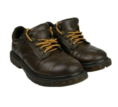 Airwalk мужской размер 7,5 коричневый кожаный шнурует вверх повседневные туфли #72047 - Изображение 1 из 4