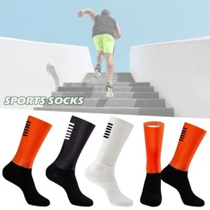Sweat Absorption Summer Aero Socks Breathable Whiteline Cycling Socks - Picture 1 of 15