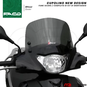 SPOILER CUPOLINO BASSO FACO FUME SCURO HONDA SH 125 150 IE 2009 2010 2011 2012 - Foto 1 di 4