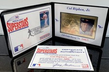 SSCA #2005/2131 Cal Ripken Jr. 23k Gold Stamp, 1995, Limited 2005/2131.