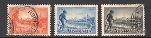 AUSTRALIA PREDECIMAL 1934 VIC CENTENARY SET PERF 10.5 VERY FINE USED,, - Picture 1 of 2