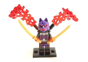 LEGO NINJAGO WOLFSMASKE KRIEGER Minifigur DRII & 2 Schwerter! sets 71818 71820 - Bild 1 von 1