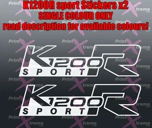 K1200R Sport Aufkleber Sticker Motorrad Racing Auswahl 16 Farben - Bild 1 von 8