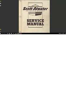SCOTT ATWATER OUTBOARD MOTOR SERVICE N Parts MANUAL 1946 TO 1956 697 pages - Bild 1 von 4