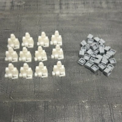 Monopoly Lord of the Rings Trilogy Game Parts: 12 Fortresses & 31 Strongholds - Image 1 of 3