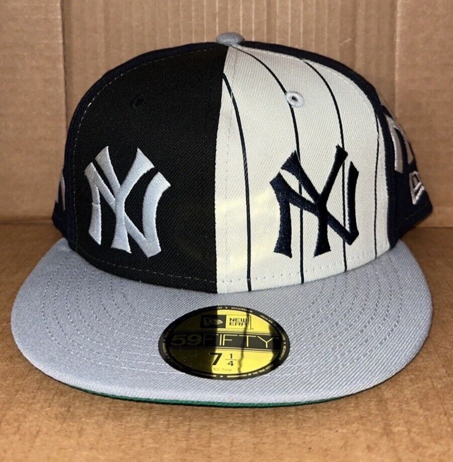 New York Yankees New Era pin stripe Pinwheel 5950 Hat Size 7 1/4 NEW - Image 1 of 1