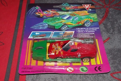 LANCIA STRATOS RETRO FRICTION rouge MF échelle autour du 1/50 blister scellé - Photo 1/2