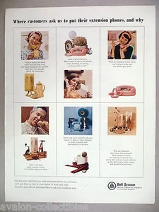 Klingelanlage DRUCKANZEIGE - 1965 ~~ Nebenstellentelefon, Telefongesellschaft - Bild 1 von 1