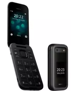 New Boxed Nokia 2660 Flip 4G Black Unlocked Dual Sim FOR ALL CANADIAN NETWORK - Picture 1 of 3